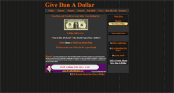 Desktop Screenshot of givedanadollar.com